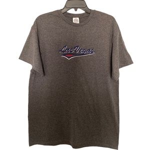 Heather Vintage Las Vegas Nevada Embroidered T-Shirt